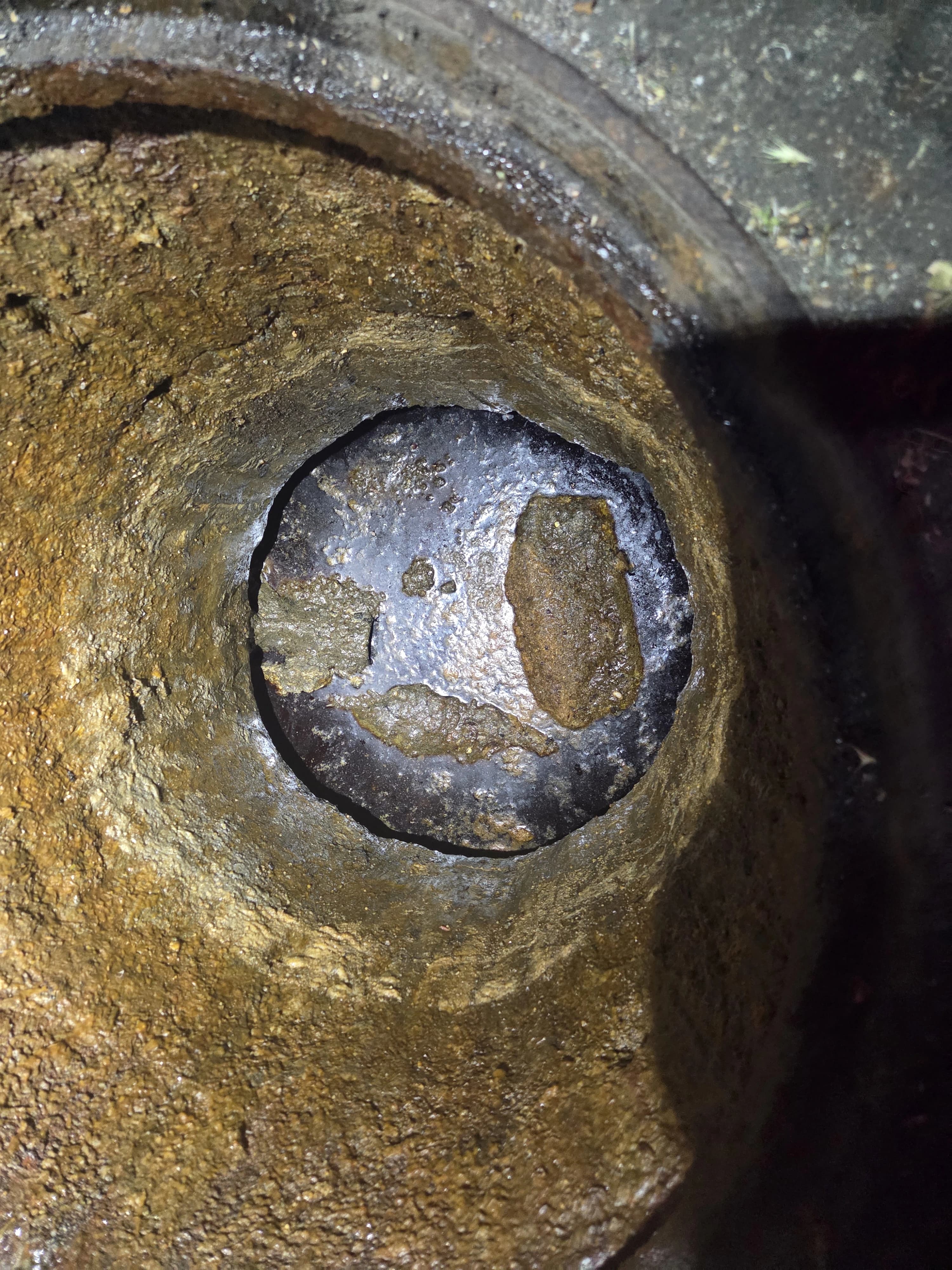 Grease trap being serviced by a BohPro technician for a Southern California restaurant